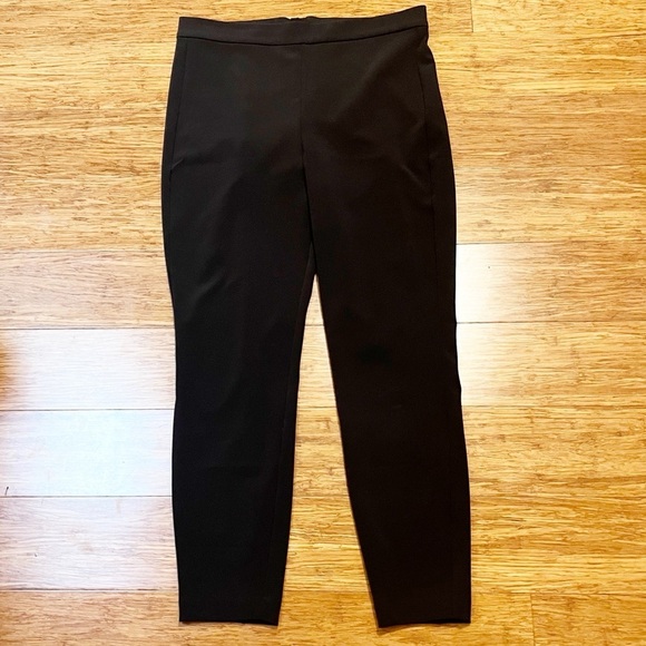 Like New! J Crew Anyday Black High rise pant in stretch fitted Pointe. Medium - Picture 6 of 13